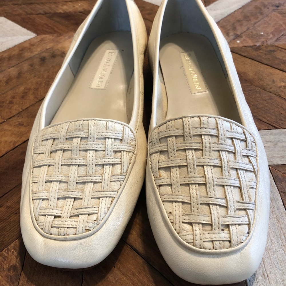 Enzo Angiolini Leather Flats Loafers